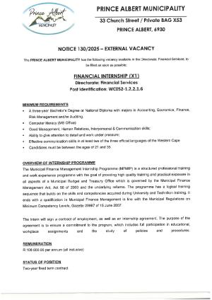 Financial Internship x1 Notice 130 - 2025.pdf
