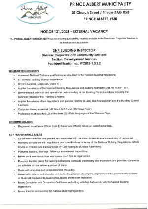Notice 131-2025 - Snr Building Inspector.pdf