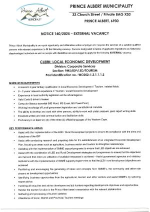 Notice 140 - 2025 - Clerk - LED.pdf