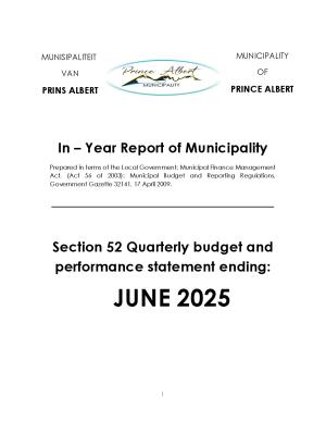 Section 52(d) Quarter 4 Performance Report ending June 2025