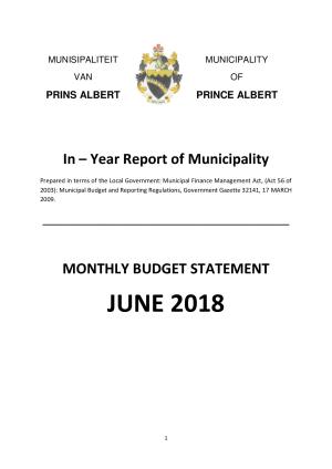 Monthly Report_June 2018