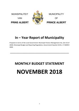 Monthly Report_November 2018