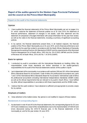 Audit Report - 2018/2019