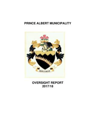 Oversight Report - 2017/2018