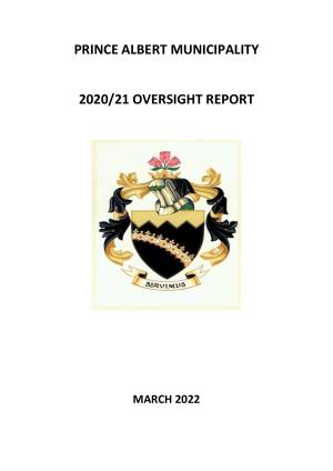 Oversight Report - 2020/2021