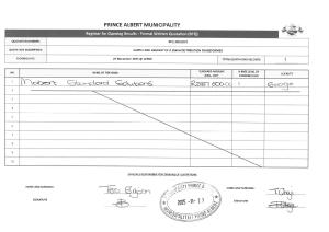 Opening Results RFQ 190_2025