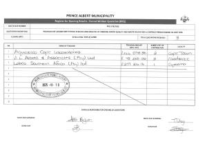 Opening Results - RFQ 178_2025