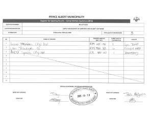 Opening Results - RFQ 177_2025