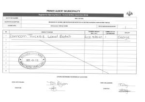 Opening Results RFQ 175-2025