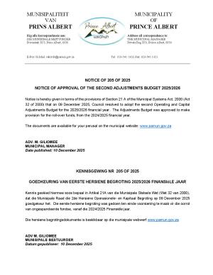 Notice 2nd Adjustment Budget_2025-2026 Financial Year