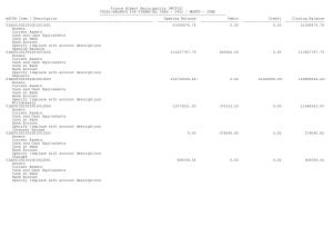 Trial Balance
