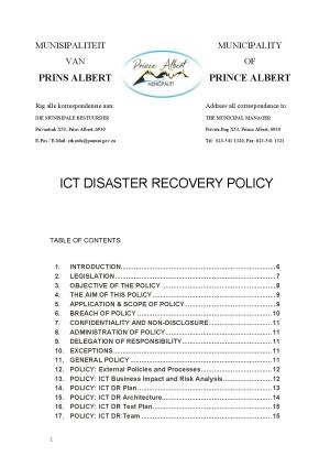 ICT Policies