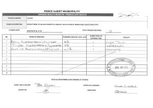 Opening Results - Tender 12_2026