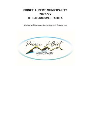 WC052_2026-27 All Other Tariffs List Draft