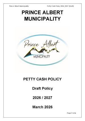 WC052 Prince Albert Municipality Petty Cash Policy 2026_2027 (Draft)
