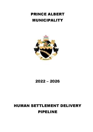 Annexure E(a)_WC052_Human Settlement Pipeline 2022-2026