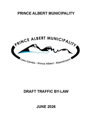 Draft Traffic Bylaw