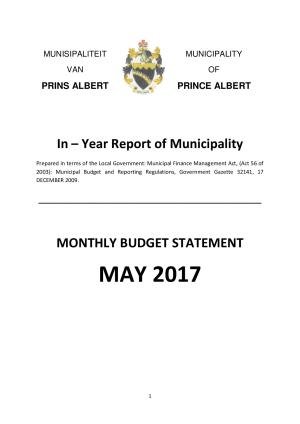 Monthly Report - May 2017_0