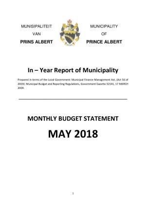 Monthly Report_May 2018
