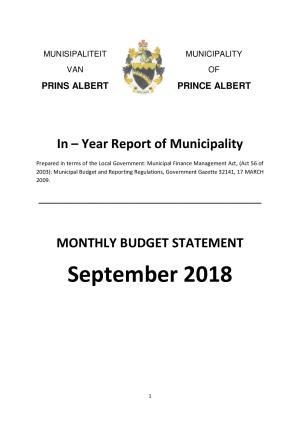 Monthly Report_September 2018