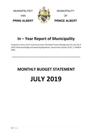 Monthly Report_July 2019