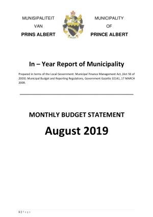 Monthly Report_August 2019