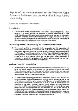 Audit  Report  Final 30 June 2016