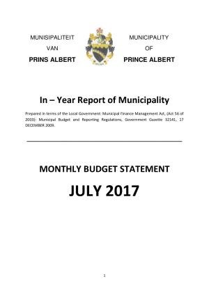 Monthly Report - July 2017_0