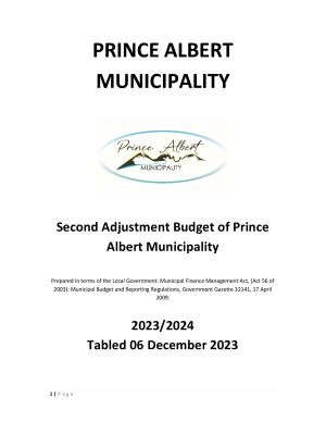 WC052 2023-24_ 2nd Adjustment Budget Report
