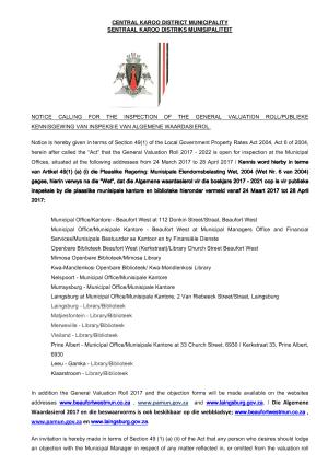 GV Gazzette Advert Notice Finale
