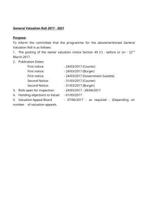 Notice of Process Datums 14 - 03 - 2017