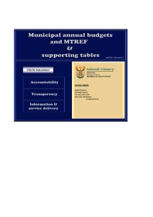 Annual Budget - 2019/2020 (A-schedule)