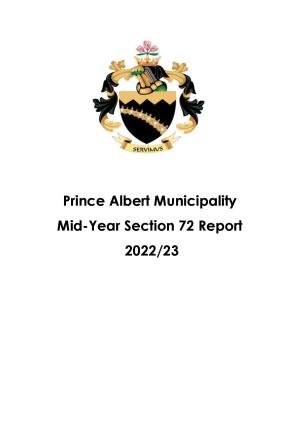 Prince Albert Municipality_Section 72 Mid-Year Report_2022-23