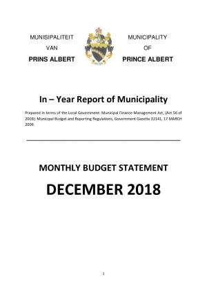 Monthly Report_December 2018
