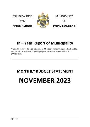 Monthly Report_November 2023