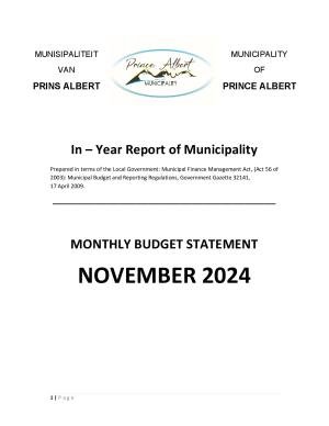 Monthly Report November 2024