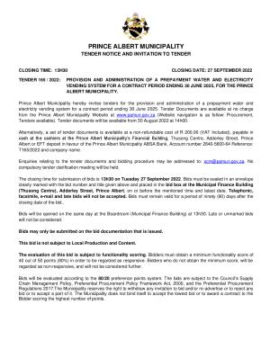 PROVISION AND ADMINISTRATION OF A PREPAYMENT WATER AND ELECTRICITY VENDING SYSTEM FOR A CONTRACT PERIOD ENDING 30 JUNE 2025.