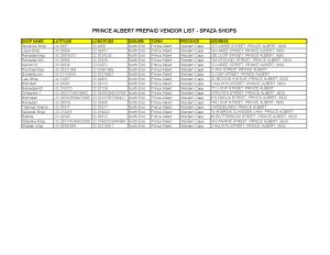 List of Pre-paid Electricity and Water Vendors