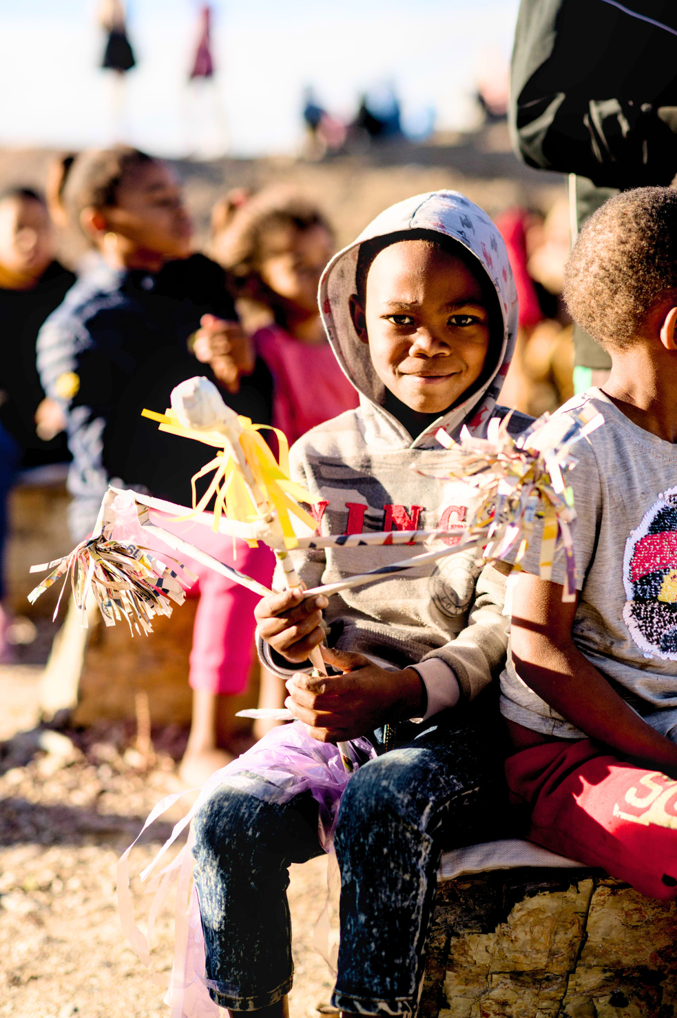 Youngster enjoying the festival